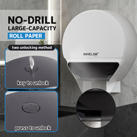 Distributeur de papier toilette mural pour salle de bain, distributeur de serviettes en papier commercial, vente en gros