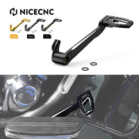 Levier de pédale de frein arrière en aluminium NICECNC pour Harley Road King FLHR 2014-2022 Street Glide ST FLHXST 2022-2023