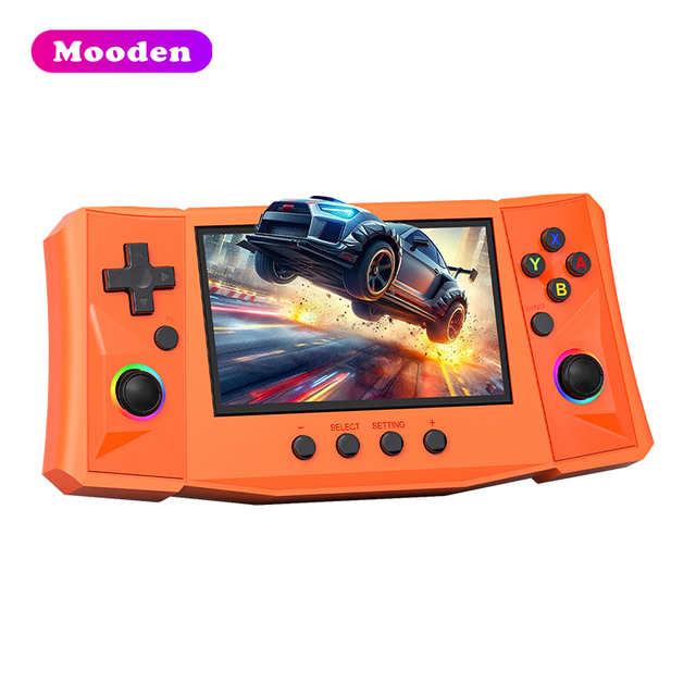 Mooden R50 ULTRA Portable Handheld Gaming Console 256GB 50,000 Games Linux  4000mAh Battery 4.5-inch IPS Screen HD Screen