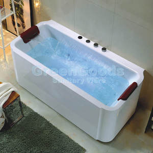 Bañera de hidromasaje acrílica con luces Led coloridas, bañera de masaje de burbujas de aire, Spa de <span class=keywords><strong>EE</strong></span>. <span class=keywords><strong>UU</strong></span>., nuevo diseño - Product Image 3