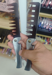 Pettine Pieghevole in Acciaio Inossidabile per Barba e Capelli, Antistatico, per Uomo - Product Image 5