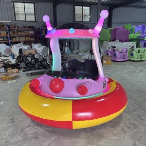 Tương tác trong nhà UFO xe đua & <span class=keywords><strong>laser</strong></span> trò chơi chiến đấu cho trẻ em và người lớn bội thu xe Inflatable đi xe với pin điều khiển từ xa - Product Image 2