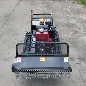 Robot Rasaerba Cingolato a Controllo Remoto CE EPA per Pendenze Ripide, Motore a Benzina 80cm, per Lavori Pesanti - Product Image 2