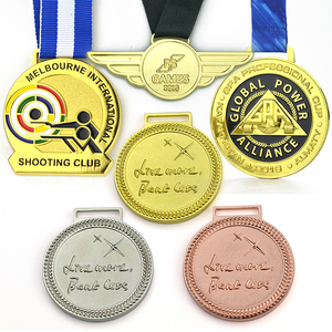 Médailles vierges 3D personnalisées gravées et embossées avec <span class=keywords><strong>logo</strong></span>, en or, argent, bronze, pour souvenirs sportifs et <span class=keywords><strong>de</strong></span> tir, en métal - Product Image 1