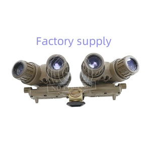 โรงงานจีนขายส่ง อุปกรณ์มองกลางคืนแบบพาโนรามา NVG IIT Gen2+/Gen3 แบบมีหมวกป้องกัน IP65/IP67 พร้อมเลนส์สี่ตา - Product Image 4