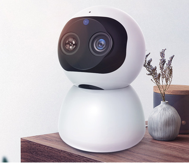 HD 1080P Dual Lens PTZ Wifi 8XP Zoom Camera Indoor Auto Tracking Cloud CCTV Home Security IP Camera 3MP Audio Speed Dome Camera