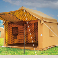 Tente gonflable en toile PVC 3*3m, grande tente, imperméable, tentes du désert