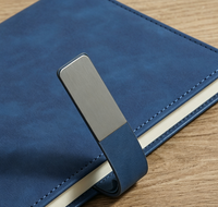 Coffret Cadeau Carnet A5 en PU Rigide avec 100 Feuilles Blanches, Boucle Métallique, Stylo Bille Personnalisable, Coffret Cadeau d'Affaires, Kit de Papeterie