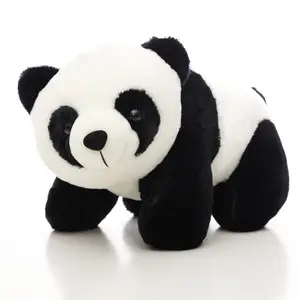 لعبة الباندا العملاقة المحشوة اللطيفة مصنوعة من مواد ناعمة لعبة حيوان محشو مناسبة كهدية للأطفال