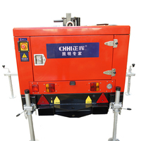 CHHI 10.6KVA Tour d'éclairage mobile automatique à LED, tube lumineux SFD6000N IP65, halogène métallique 4x1000W 6000K lumière du jour, grande portée