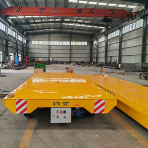 עגלת העברת מטענים על מסילה, נשלטת מרחוק, מפלדה, לעבודה כבדה, חשמלית, 30 טון, סוללת ליתיום, למפעל ייצור - Product Image 1