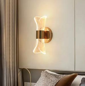 New Arrival Fashion Design Wall Lamp Indoor Hotel Decoration <b>Corridor</b> Nordic Acrylic Gold Wall <b>Light</b> - Product Image 4