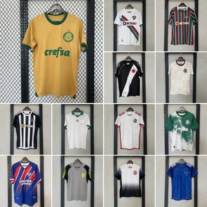 ブラジルリーグサッカーユニフォームセット-ユニセックス大人用サマーメッシュフットボールシャツ（ダ・ガマ、パナメーラ、メンゴ、サンパウロチーム用） - Product Image 2