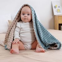 Manta Personalizada para Bebé, Manta Súper Suave con Puntos para Niños Pequeños, Manta Envolvente para Recién Nacidos, Ropa de Cama Infantil