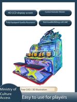 Machine de jeu vidéo Crazy WaterVideo à jetons Super Fly Kids Arcade Interactive Iceman pour centre de jeux intérieur