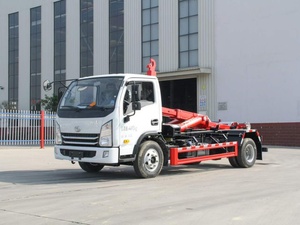 Camion poubelle de type élévateur neuf de 3 à 6 tonnes avec grue électrique, camion poubelle à bras articulé de 5 à 10 m³ avec compacteur - Product Image 2