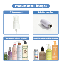 Flacon vide en aluminium personnalisé de petite capacité (15 ml, 20 ml, 25 ml, 30 ml) avec pompe pour shampoing, gel douche, lotion – Indispensable pour les voyages