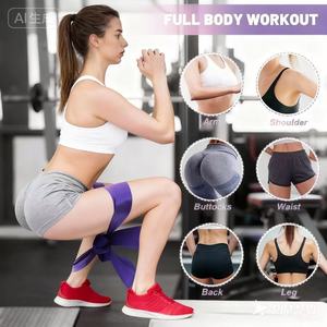 Banda de Resistencia Larga Ecológica para Yoga y Pilates, para Entrenamiento de Fuerza en Casa, Banda Elástica de TPE Theraband para Fitness y Estiramiento - Product Image 3