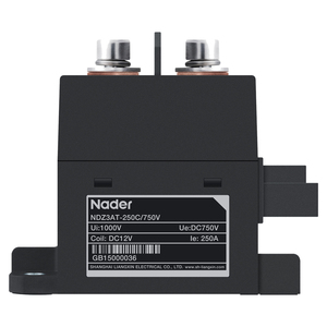 Contactor Eléctrico de CC de Alto Voltaje NDZ3AT-250, 1000V, 250 Amperios, Voltaje de Bobina CC12V CC24V, Relé Contactor de Media y Alta Tensión - Product Image 3