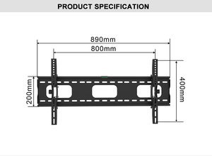 Giá đỡ treo tường tivi Perlesmith mới, điều khiển từ xa, dành cho tivi 86 inch và 85 inch - Product Image 2