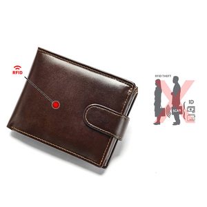 <span class=keywords><strong>Portafoglio</strong></span> in Pelle da <span class=keywords><strong>Uomo</strong></span> Cossni Factory Outlet, Minimalista con Blocco RFID, <span class=keywords><strong>Portafoglio</strong></span> Bifold Sottile con Chiusura <span class=keywords><strong>a</strong></span> Bottone <span class=keywords><strong>a</strong></span> Pressione - Product Image 5