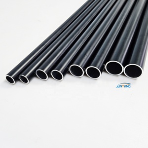 ท่ออลูมิเนียมกลมท่ออลูมิเนียมแบบสเปรย์ผงสีดำ T6 6061 6063 T5 - Product Image 3