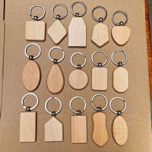 Ys59 Custom Logo Luxury Wood <b>Key</b> <b>Chains</b> Beech Wood Timber Keychain Wooden <b>Key</b> <b>Chains</b> for Laser Engraving Logo House Love Shape - Product Image 2