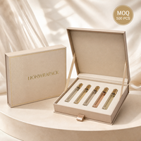 Boîte d'échantillons de parfum personnalisée Lionwrapack, flacon de parfum, emballage cadeau, insert gaufré, matériaux recyclés, boîte en papier pour emballage