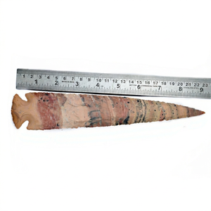 Puntas de Flecha de Ágata Talladas en Forma de Estrella, Patrón Geométrico Feng Shui, 1-1.5 Pulgadas, Arte en Piedra Hecho a Mano, Coleccionable, Estilo Antiguo para el Hogar - Product Image 2