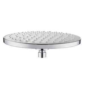 Round Rain Fall Shower Head Powerful High Pressure Top Spray Head