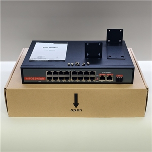 High Performance OEM ODM 16-Port 100Mbps Network <b>Switch</b> with 2*10/100/1000Mbps RJ45 & 1*GE SFP Uplink Unmanaged <b>PoE</b> <b>Switch</b> - Product Image 6