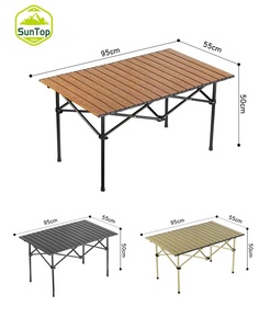 Mesas de Camping plegables de Metal portátiles, sillas cómodas, fácil instalación, rollo de huevo, muebles de puesto al aire libre, equipo de viaje para - Product Image 6