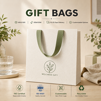 Sacs en papier de luxe personnalisés avec logo imprimé et poignée en ruban, sacs cadeaux écologiques, emballages en papier, sacs fourre-tout en papier