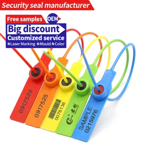 JCPS007 pull tight bank security for bags logistics wholesale plastic seal prices