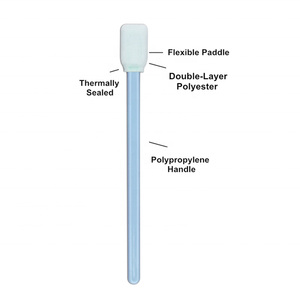 Imprimante numérique non pelucheuse pour salle blanche Nettoyage du rectangle Polyester Dacron Swab Stick - Product Image 4