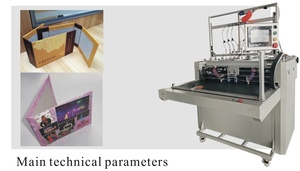 New bán tự động chất lượng cao bìa cứng cuốn sách trường hợp máy làm với công suất cao nóng chảy keo - Product Image 3