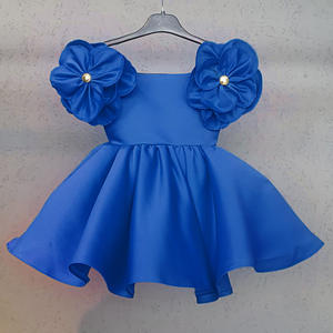 Grande fleur <span class=keywords><strong>cérémonie</strong></span> rose 1er anniversaire <span class=keywords><strong>robe</strong></span> <span class=keywords><strong>pour</strong></span> bébé fille vêtements baptême arc princesse <span class=keywords><strong>robe</strong></span> filles robes fête <span class=keywords><strong>robe</strong></span> de mariée - Product Image 5