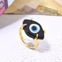Bague de mariage bohème tendance JoJo pour femme, faite à la main, originale, en cuivre doré incrusté de verre, diamant taille princesse, réglable, plaquée or