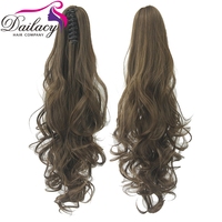 Extensions de cheveux synthétiques pour queue de cheval, très populaires dans les salons de beauté et les salons de coiffure, 24 pouces, effet vague d'eau, avec pince.