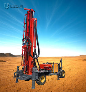 UNIQUE Offre Spéciale Portable Remorque 300m 400m 500m Foreuse de puits en eau profonde Mine Foreuse Foreuse à eau à vendre - Product Image 1