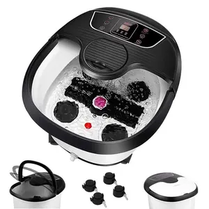 Điện Home Pedicure Tự Động Nhiệt Bong Bóng Foot Spa Massager Máy Với Điều Chỉnh Nhiệt Độ