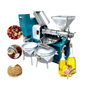 Automatic Screw Oil Press Machine High Yield Sunflower Seed Oil Presser Coconut Oil Extraction Machine