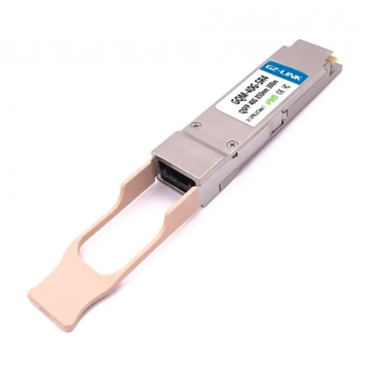 Kualitas tinggi Multi-Mode 40G QSFP MPO SR MMF SR4 modul 850nm 150m untuk pusat Data