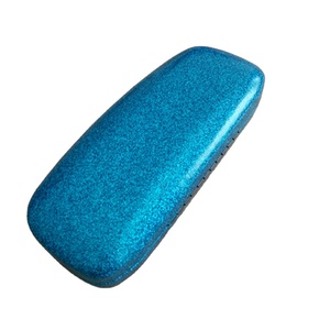 Chất lượng cao ánh sáng màu xanh da màu Eyewear phụ kiện của Glass trường hợp <span class=keywords><strong>flash</strong></span> PU da kim loại kính trường hợp - Product Image 2