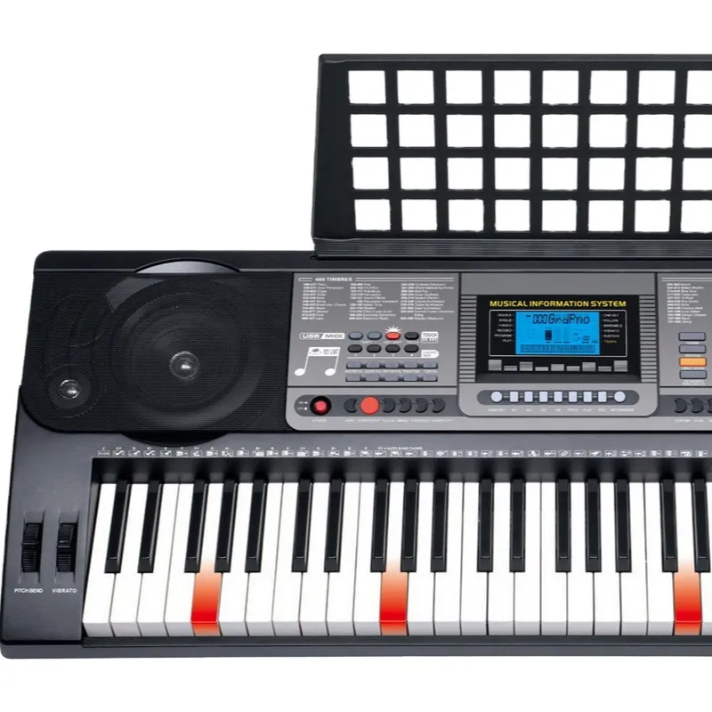 YM-468 музыкальные инструменты, 54 клавиши, синтетическая электронная клавиатура