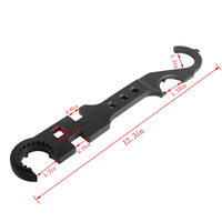 Jeu de clés multifonctionnelles pour le démontage de raccords de tuyauterie extérieure, clé à écrous de qualité DIY pour métriques, outils de plomberie personnalisables OEM