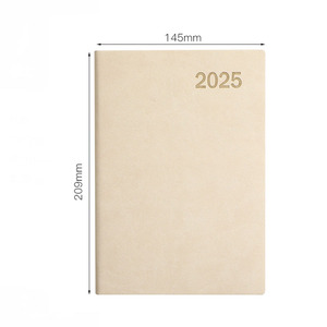 Tùy chỉnh PU da máy tính xách tay in ấn chương trình nghị sự hàng ngày kế hoạch Lưu ý sách OEM bìa cứng <span class=keywords><strong>2025</strong></span> kế hoạch - Product Image 6