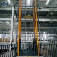 Plateforme élévatrice verticale hydraulique pour charges lourdes, entrepôt industriel, transport de marchandises