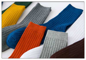 Người đàn ông của <span class=keywords><strong>Jacquard</strong></span> thêu chịu nhiệt hàng ngày Spandex Polyester dưới biểu tượng tùy chỉnh crew <span class=keywords><strong>socks</strong></span> - Product Image 5