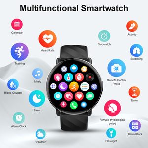 Montre connectée S51 pour hommes et femmes, écran tactile HD 1,39 pouces pour appels et numérotation, étanche IP68, GPS, lecteur de musique, <span class=keywords><strong>113</strong></span>+ modes sportifs - Product Image 6